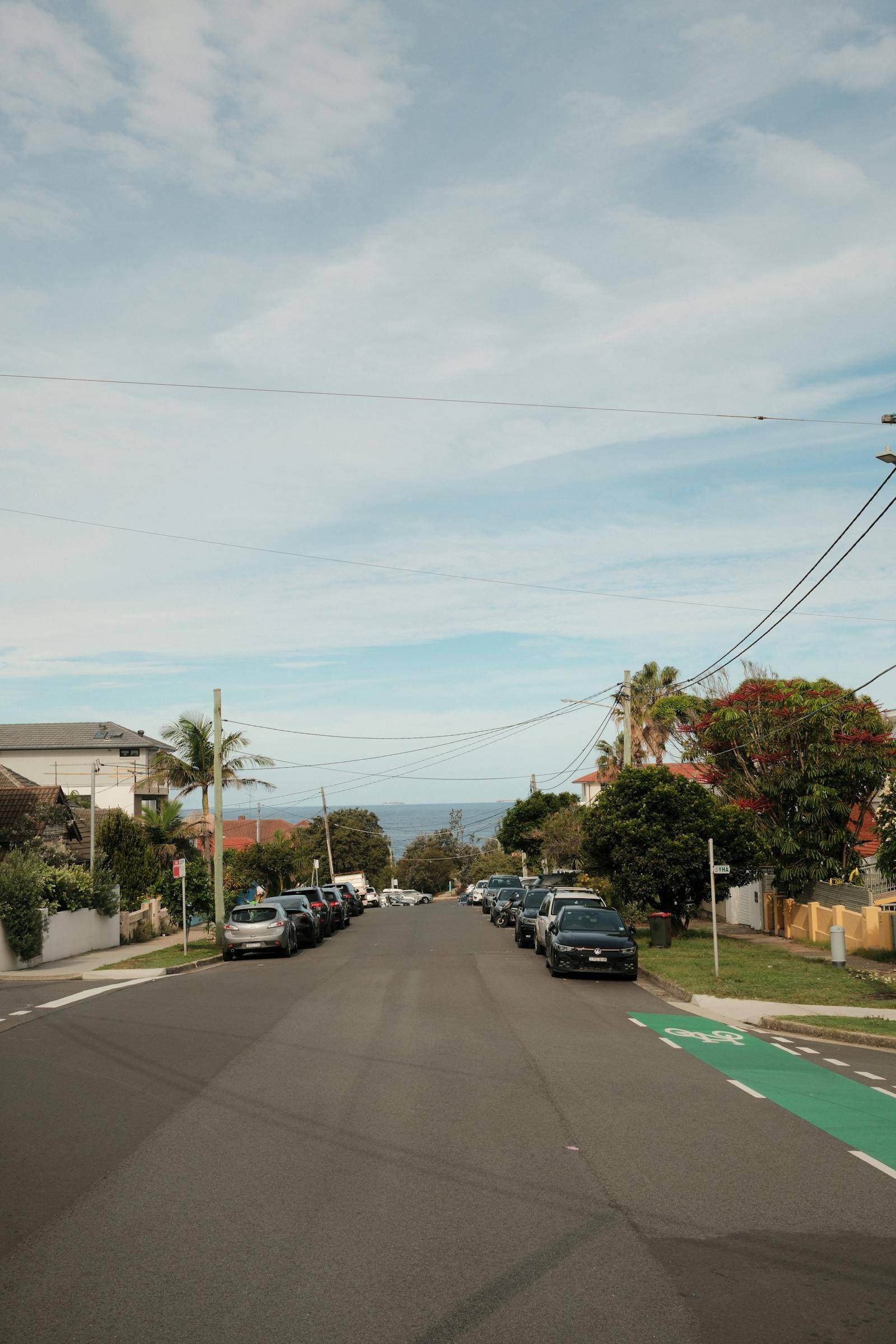 A quiet suburban street in NSW
